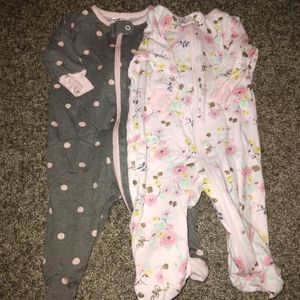 Newborn girl sleepers